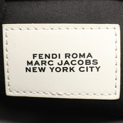 FENDI × MARC JACOBS マンマバケット ハンドバッグ レザー ブラック 2WAY フェンディ バッグ FENDI