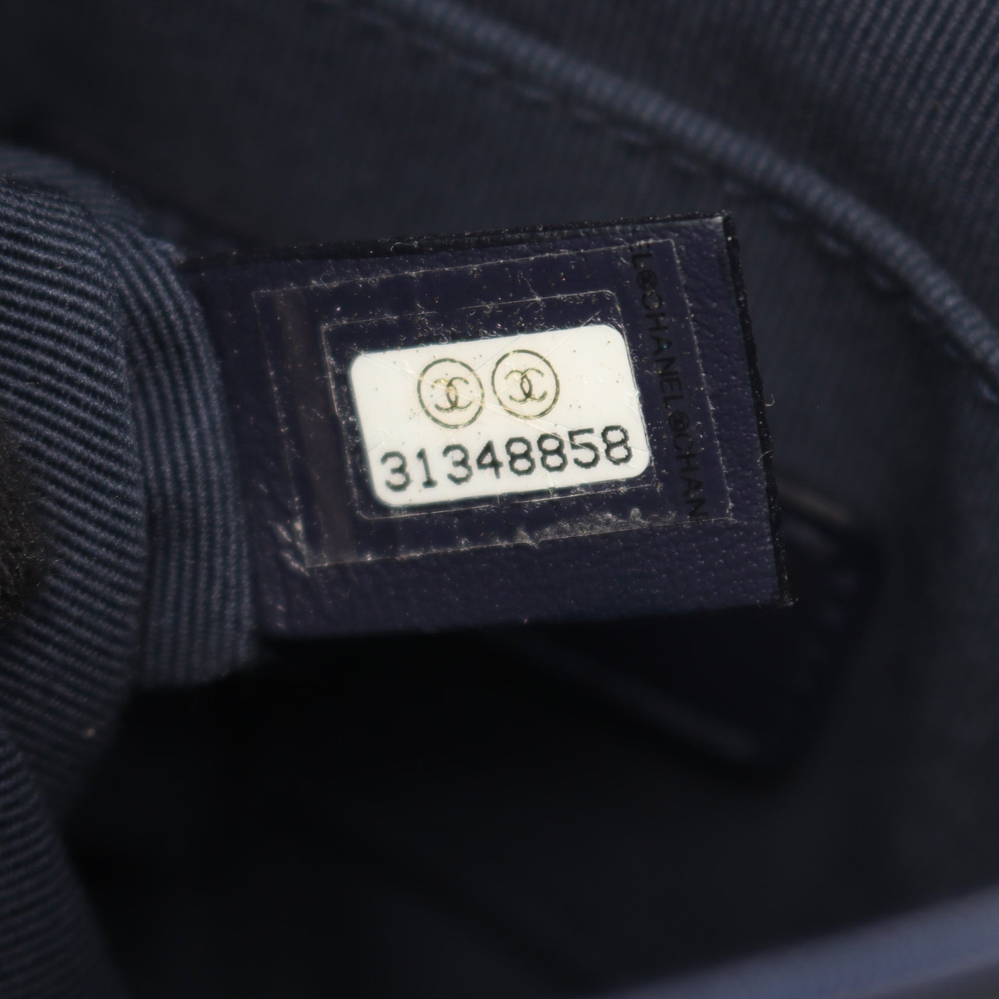 マトラッセ チェーンショルダーバッグ ラムスキン ネイビー ゴールド金具 シャネル バッグ CHANEL
