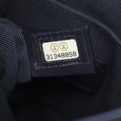 マトラッセ チェーンショルダーバッグ ラムスキン ネイビー ゴールド金具 シャネル バッグ CHANEL