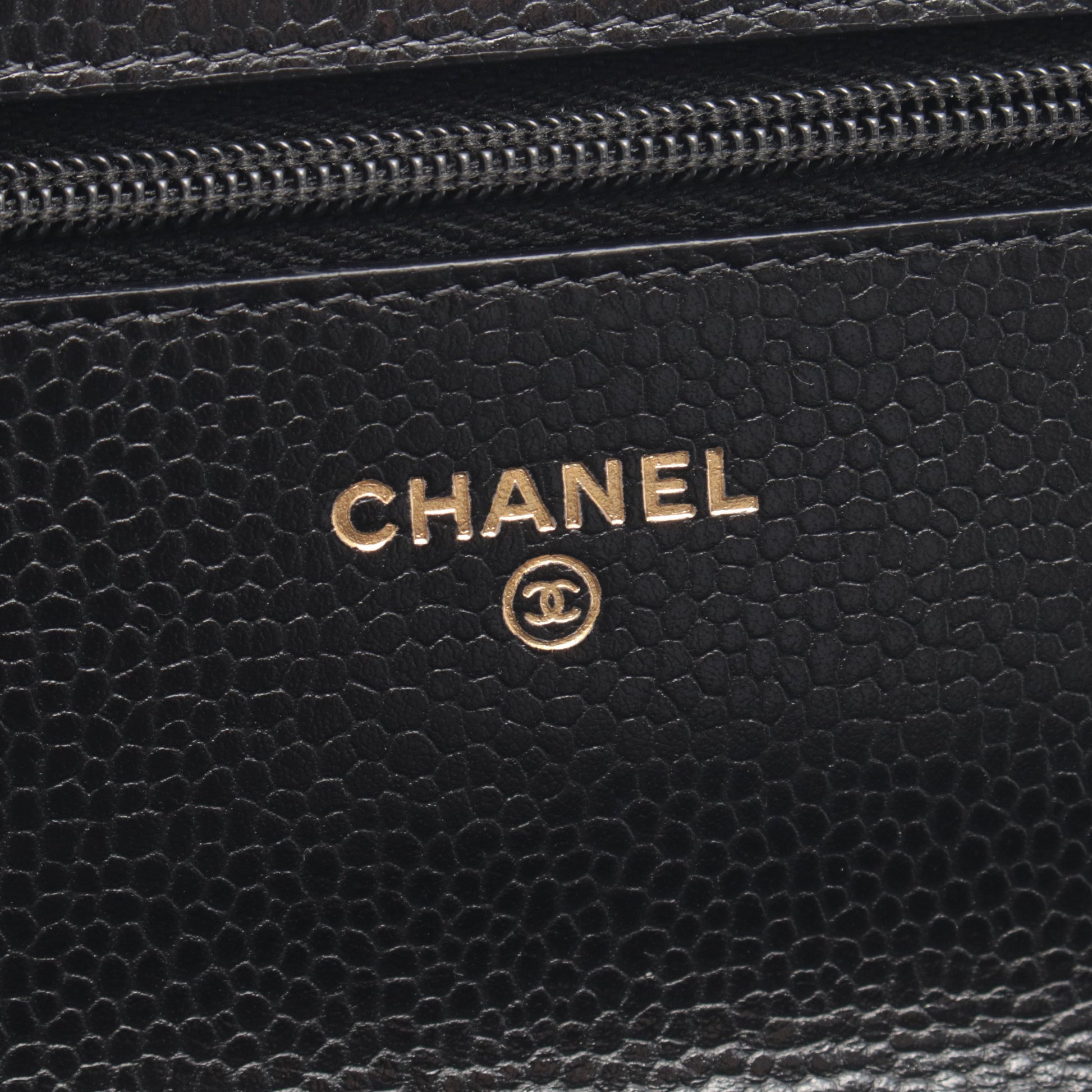 マトラッセ チェーンウォレット キャビアスキン ブラック ゴールド金具 シャネル バッグ CHANEL
