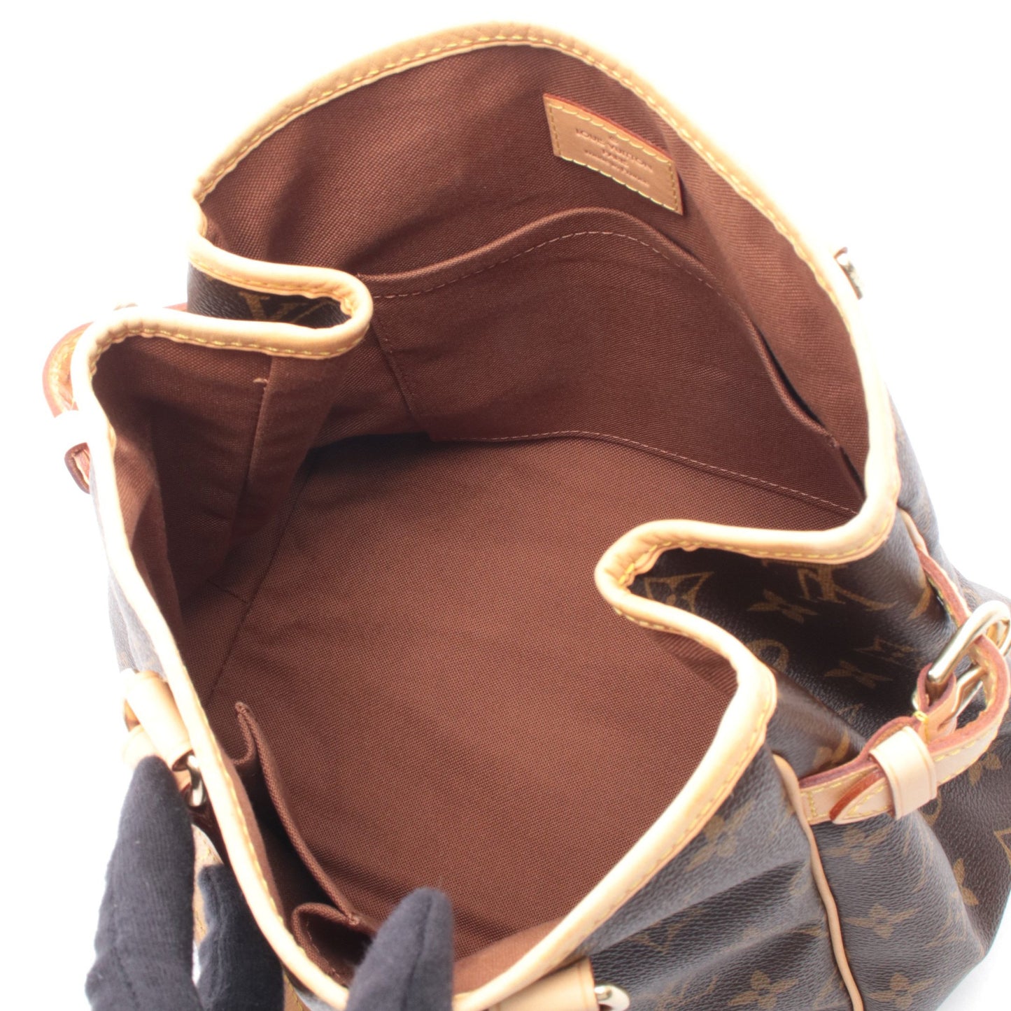 バティニョール モノグラム ハンドバッグ PVC レザー ブラウン ルイヴィトン バッグ LOUIS VUITTON
