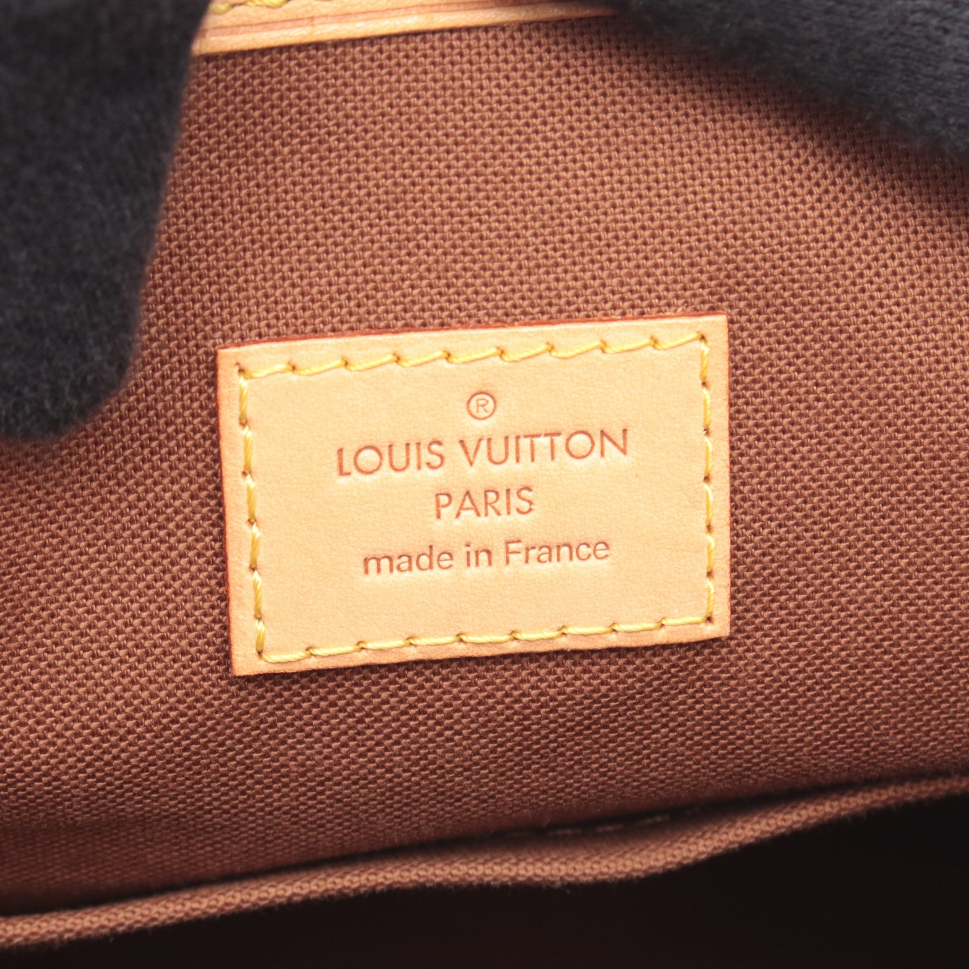 バティニョール モノグラム ハンドバッグ PVC レザー ブラウン ルイヴィトン バッグ LOUIS VUITTON