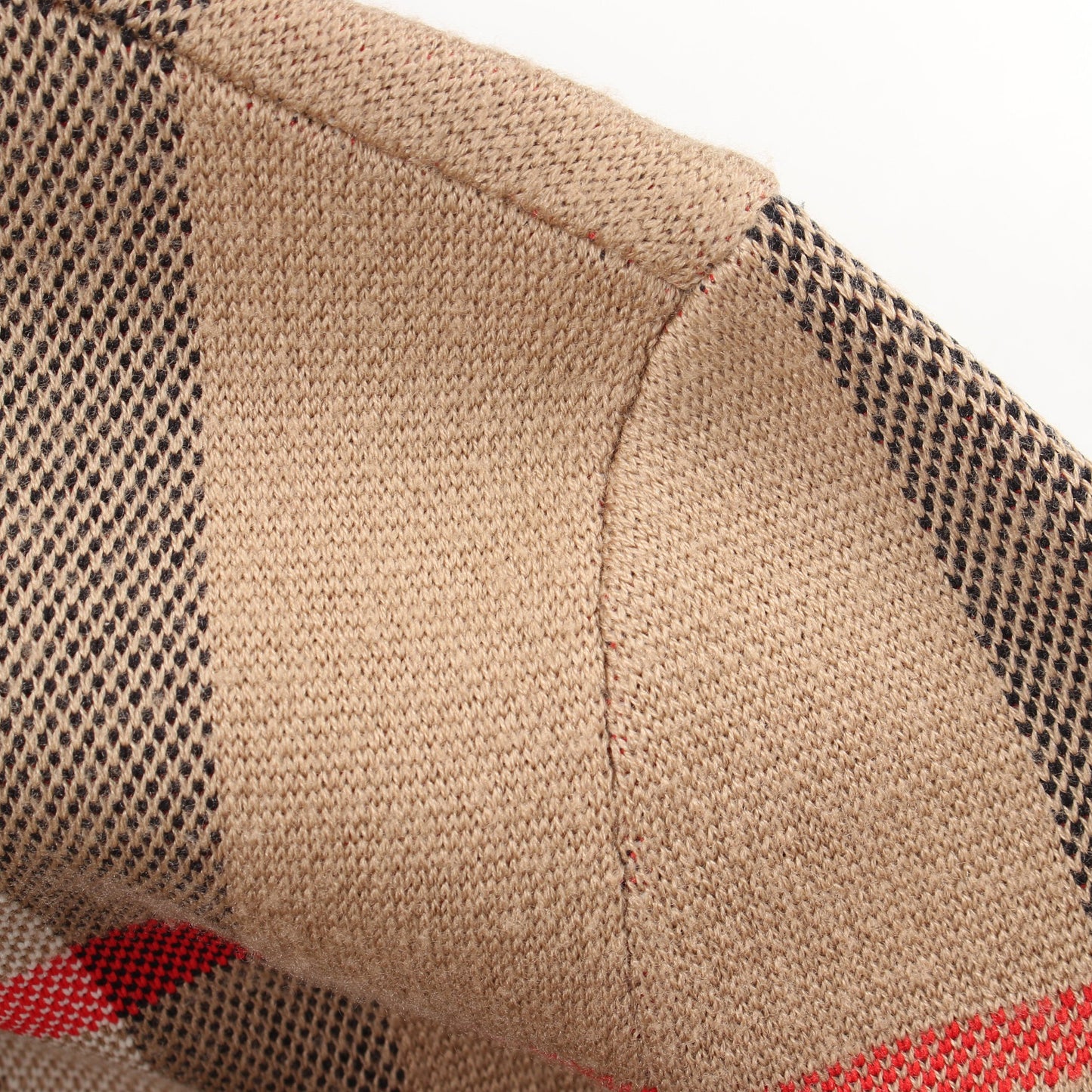 ノバチェック テクニカル ジャカード カーディガン ウール ベージュ バーバリー トップス BURBERRY
