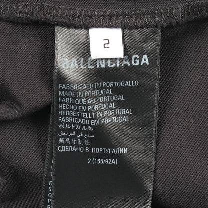 TOKYO 長袖Tシャツ クルーネック コットン ブラック バレンシアガ トップス BALENCIAGA