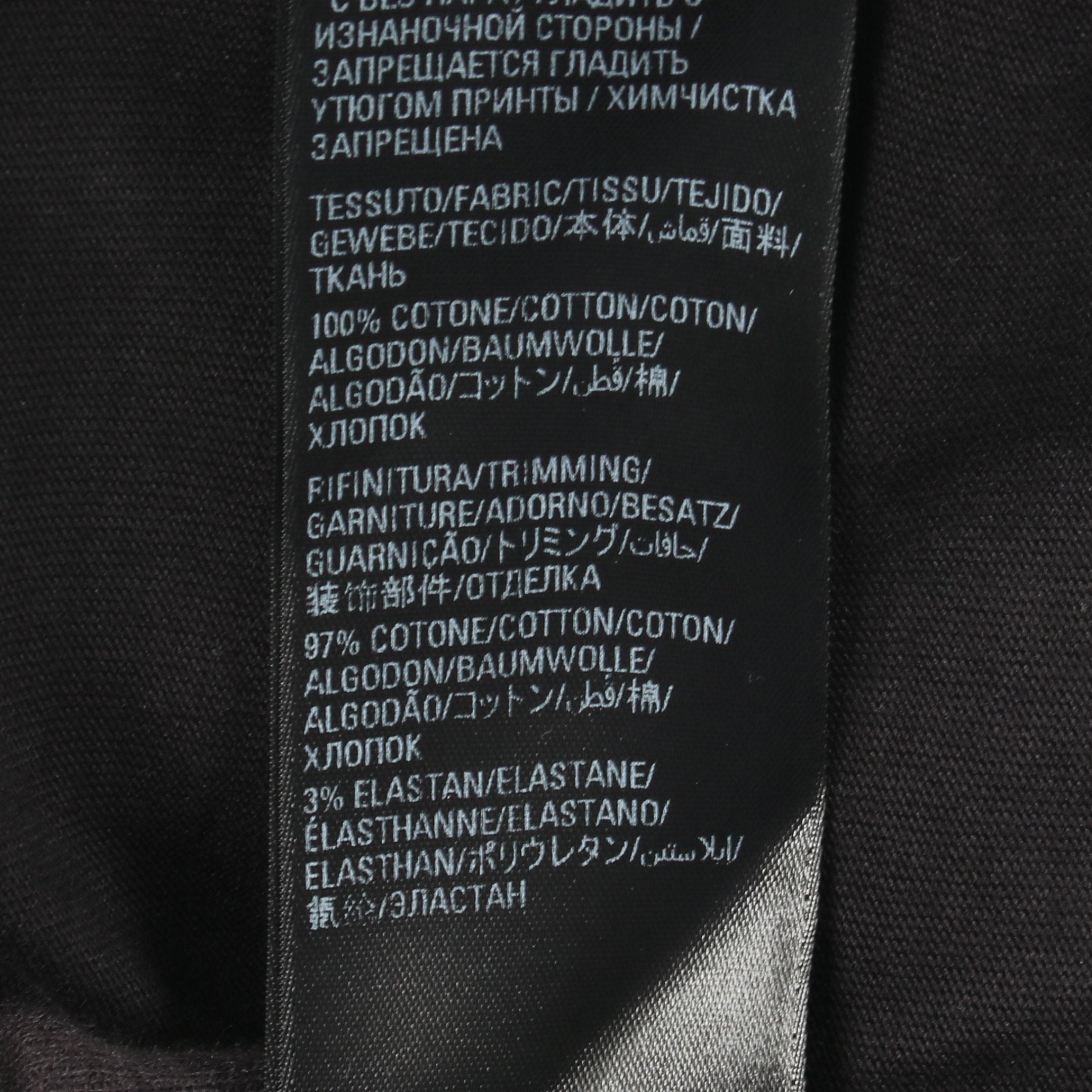TOKYO 長袖Tシャツ クルーネック コットン ブラック バレンシアガ – RECLO