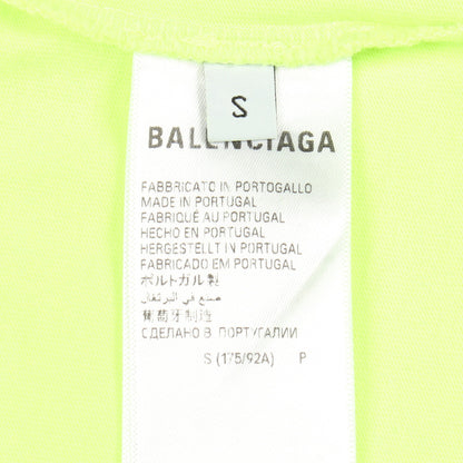 DESTROYED BOXY FIT Tシャツ オーバーサイズ Tシャツ コットン イエロー ネオンカラー バレンシアガ トップス BALENCIAGA