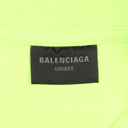 DESTROYED BOXY FIT Tシャツ オーバーサイズ Tシャツ コットン イエロー ネオンカラー バレンシアガ トップス BALENCIAGA