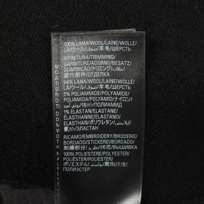 Garde-Robe ニット バックロゴ ウール ブラック バレンシアガ