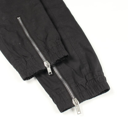 バウハウス カーゴパンツ コットン ブラック リックオウエンス ボトムス Rick Owens