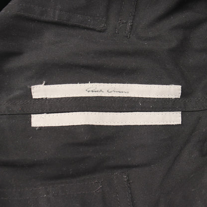 バウハウス カーゴパンツ コットン ブラック リックオウエンス ボトムス Rick Owens