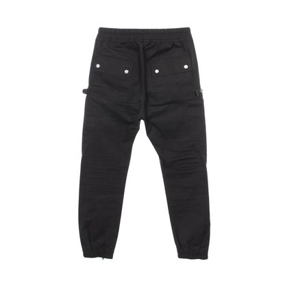 バウハウス カーゴパンツ コットン ブラック リックオウエンス ボトムス Rick Owens