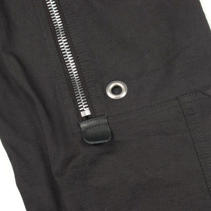 バウハウス カーゴパンツ コットン ブラック リックオウエンス ボトムス Rick Owens