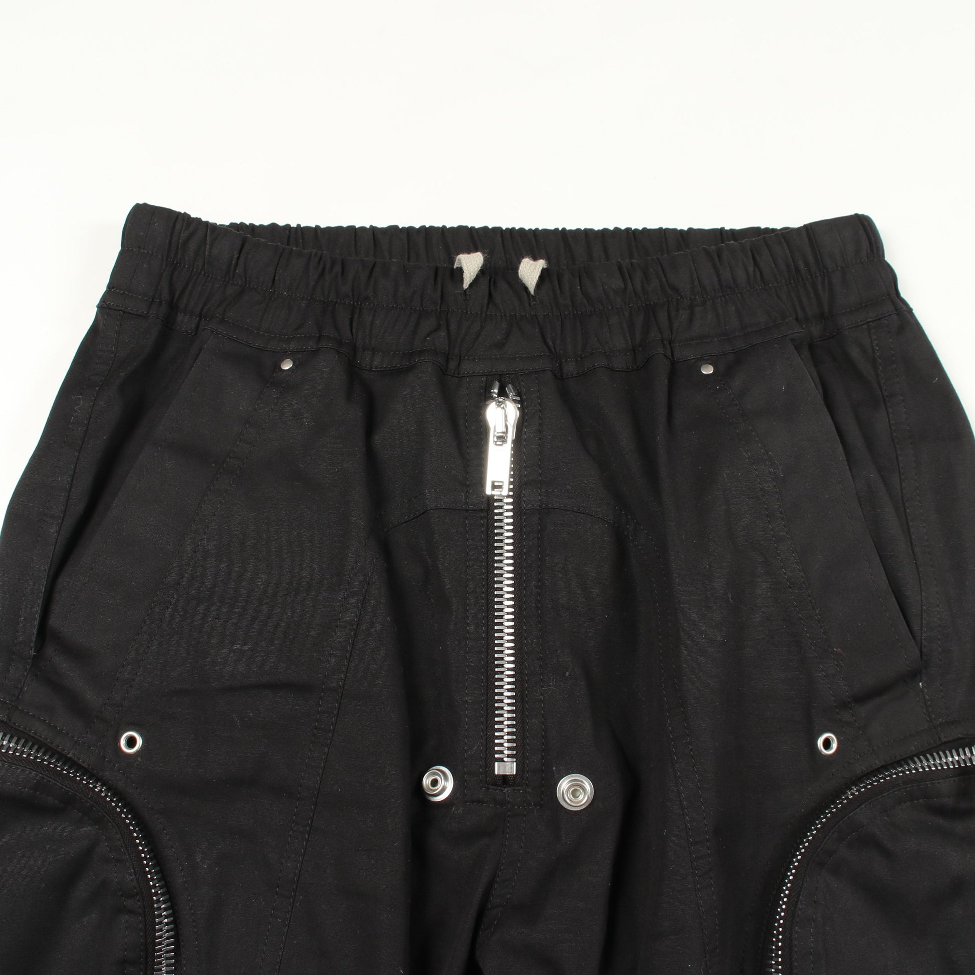 バウハウス カーゴパンツ コットン ブラック リックオウエンス ボトムス Rick Owens