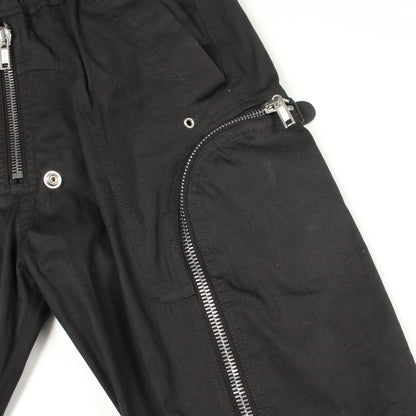 バウハウス カーゴパンツ コットン ブラック リックオウエンス ボトムス Rick Owens