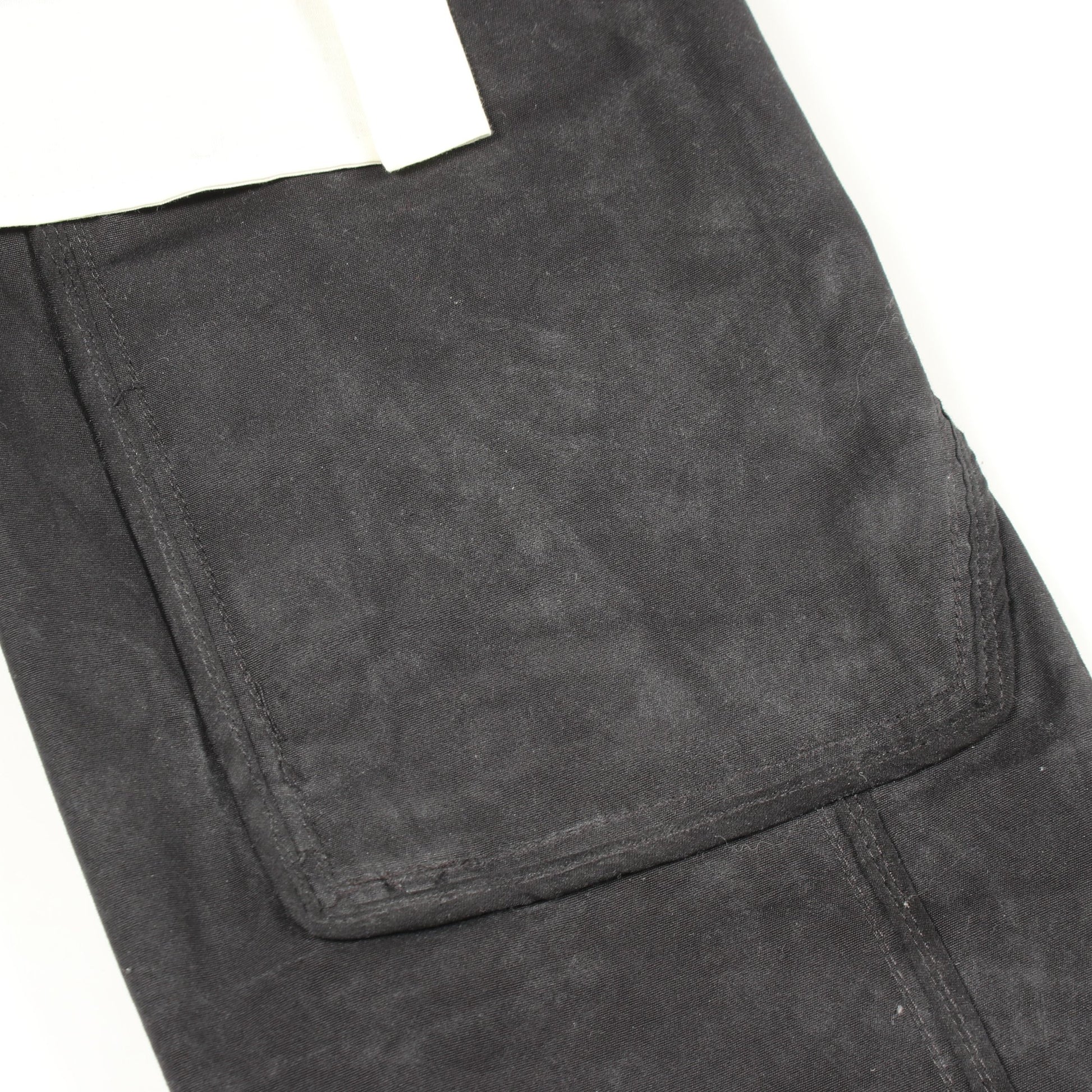 バウハウス カーゴパンツ コットン ブラック リックオウエンス ボトムス Rick Owens