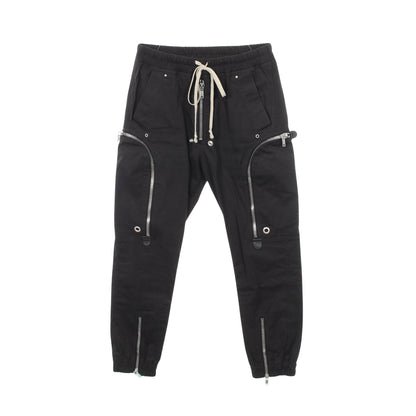 バウハウス カーゴパンツ コットン ブラック リックオウエンス ボトムス Rick Owens