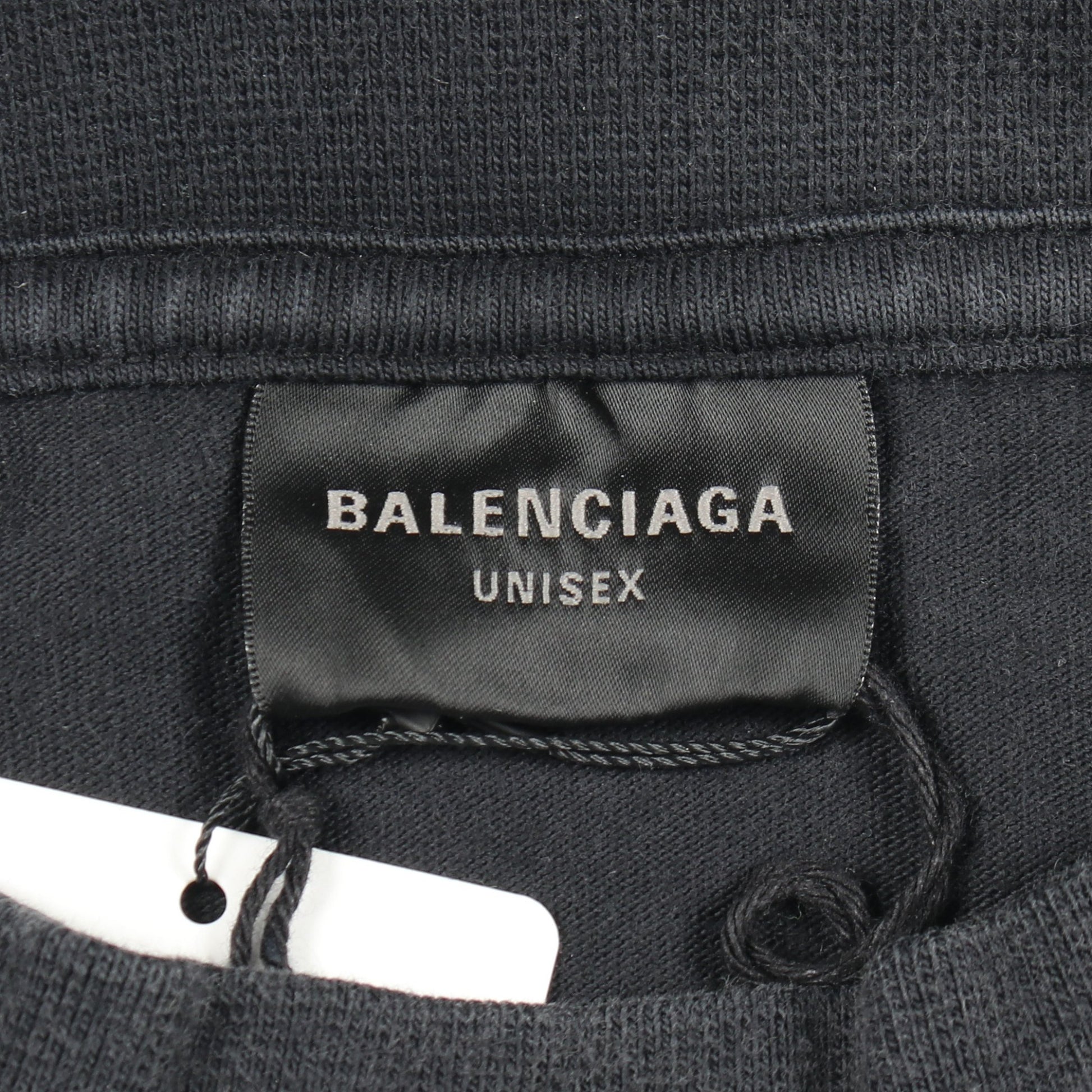 ロゴ刺繍 オーバーサイズ 長袖Tシャツ コットン ダークグレー ヴィンテージ加工 バレンシアガ トップス BALENCIAGA