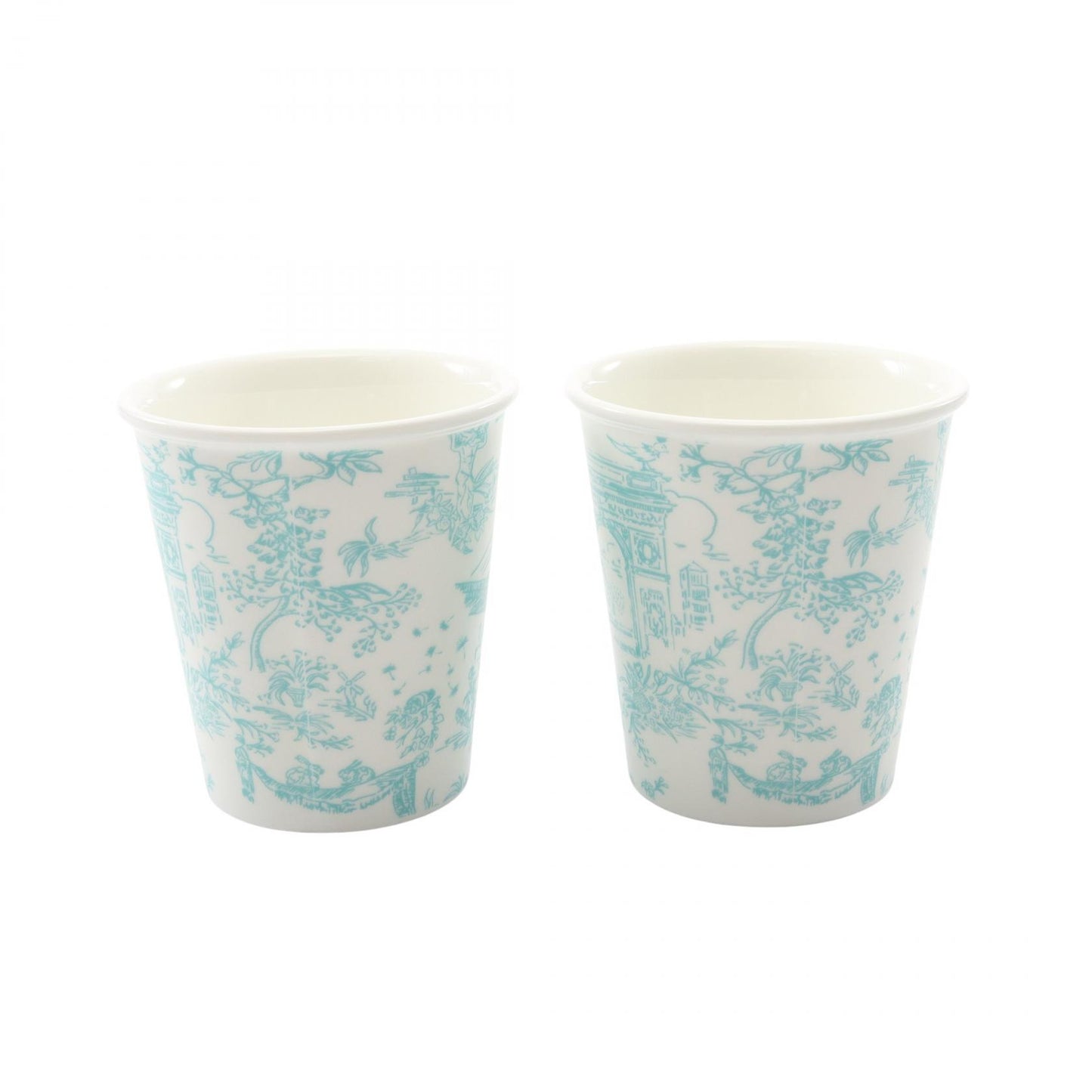 トワレ コーヒーカップ 2個セット 食器 陶磁器 ホワイト エメラルドグリーン ティファニー 財布・小物 TIFFANY & Co.