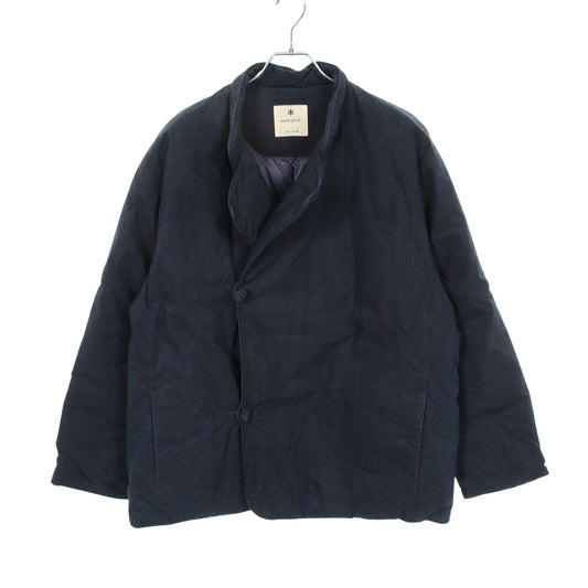 インディゴC/N ダウンジャケット コットン ネイビー スノーピーク アウター snow peak