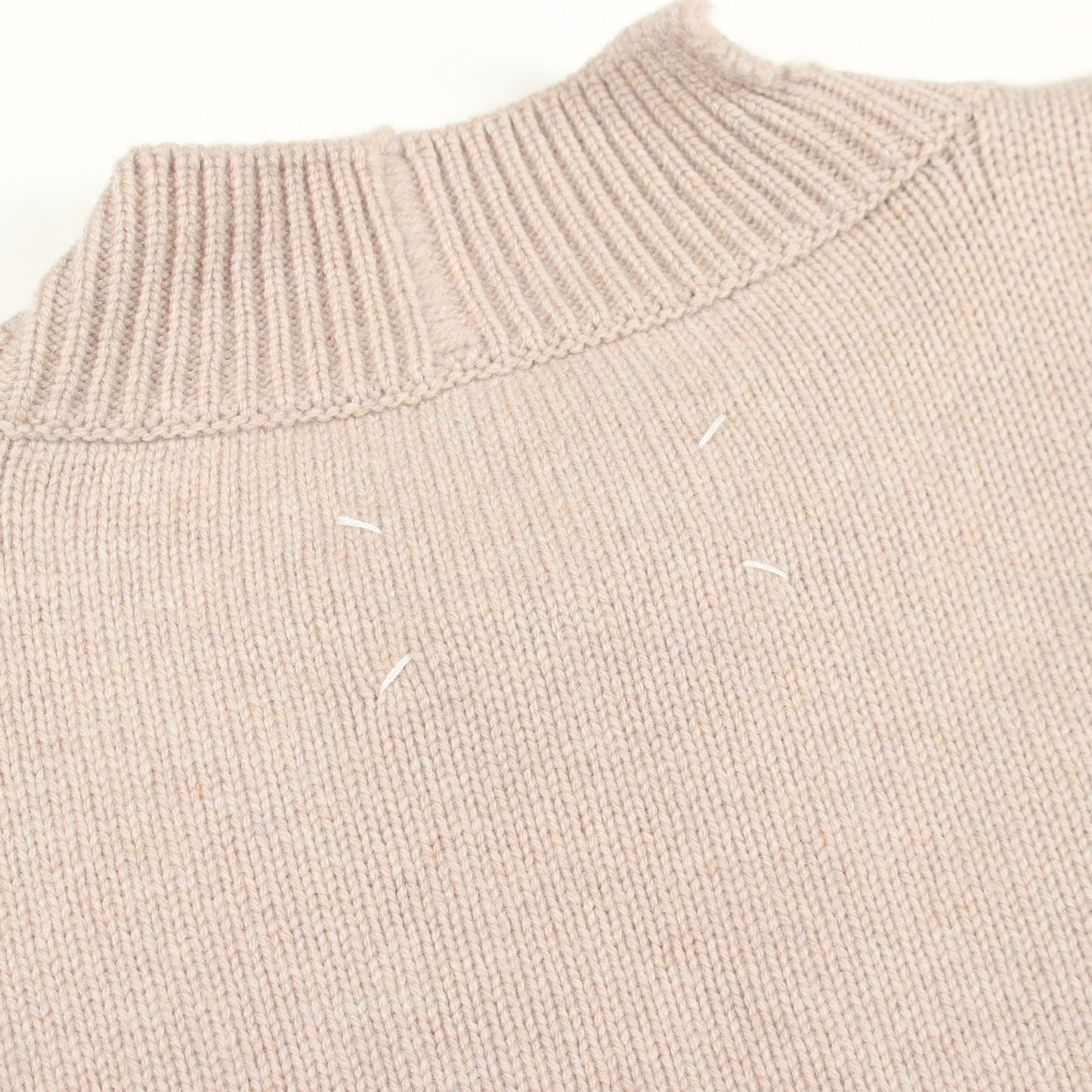 ニット ベスト ウール グレーベージュ ダメージ加工 メゾンマルジェラ4 トップス Maison Margiela 4