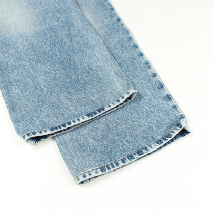 コントラストポケット デニムパンツ コットン ライトブルー メゾンマルジェラ1 ボトムス Maison Margiela 1