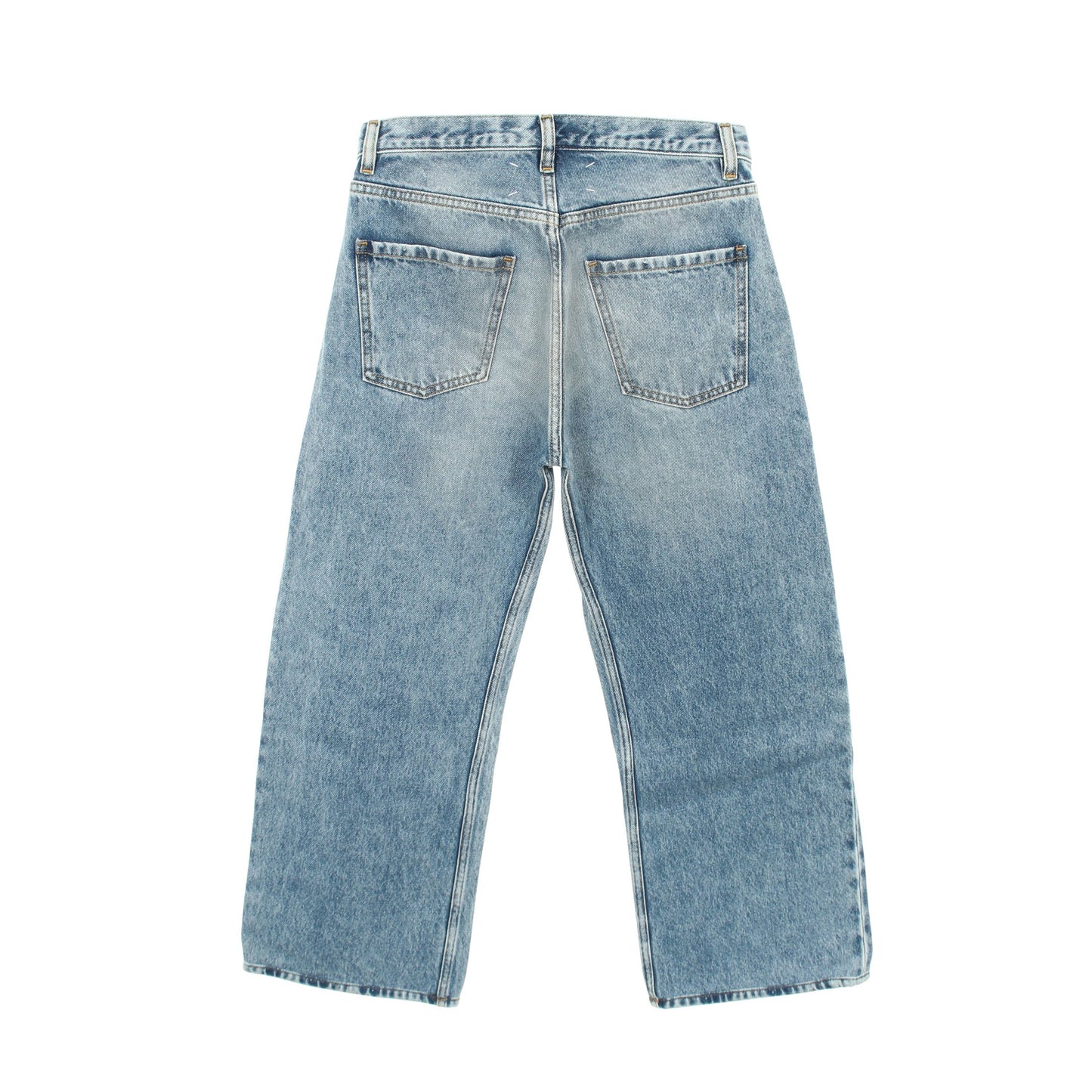 コントラストポケット デニムパンツ コットン ライトブルー メゾンマルジェラ1 ボトムス Maison Margiela 1