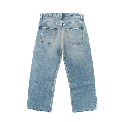 コントラストポケット デニムパンツ コットン ライトブルー メゾンマルジェラ1 ボトムス Maison Margiela 1