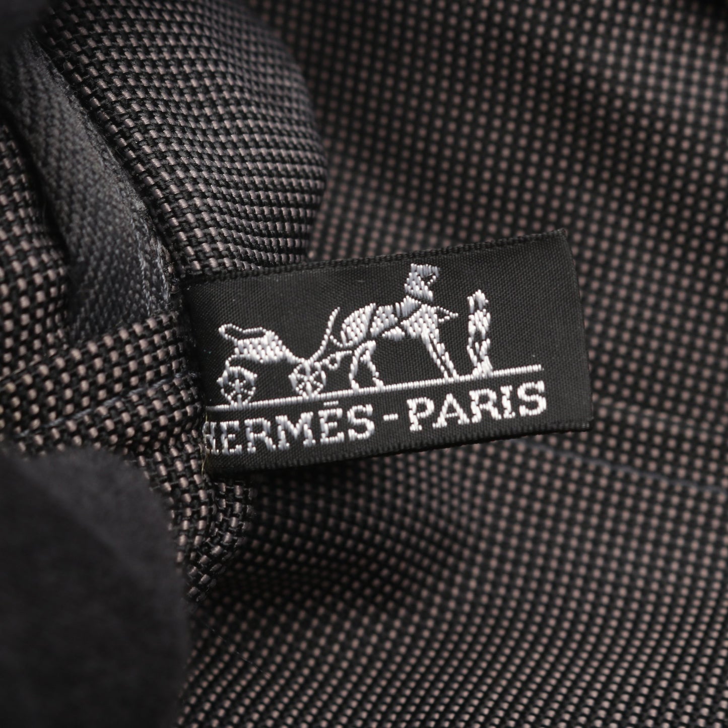 エールライン アドMM バックパック リュックサック ナイロンキャンバス ダークグレー シルバー金具 エルメス バッグ HERMES