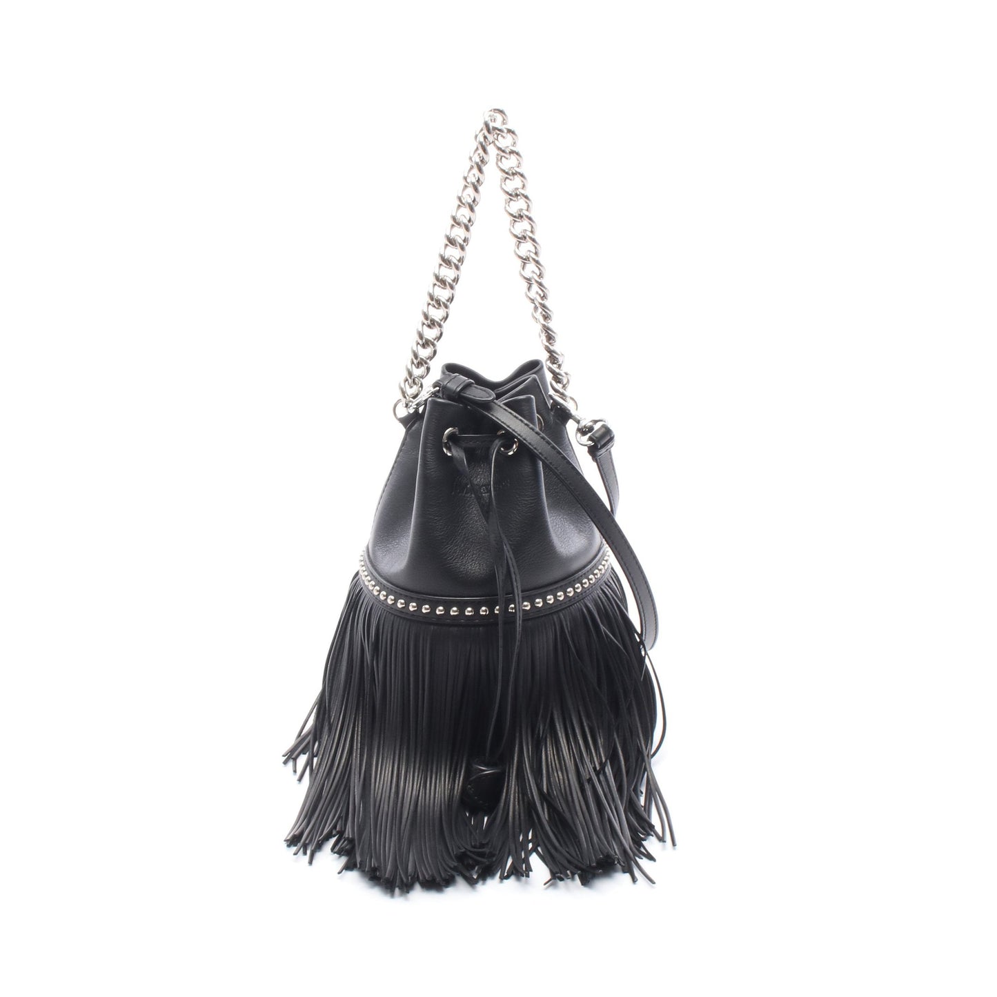 FRINGE CARNIVAL MINI フリンジカーニバル ミニ 2WAY チェーンハンドバッグ レザー ブラック ジェイアンドエムデヴィッドソン バッグ J&M DAVIDSON