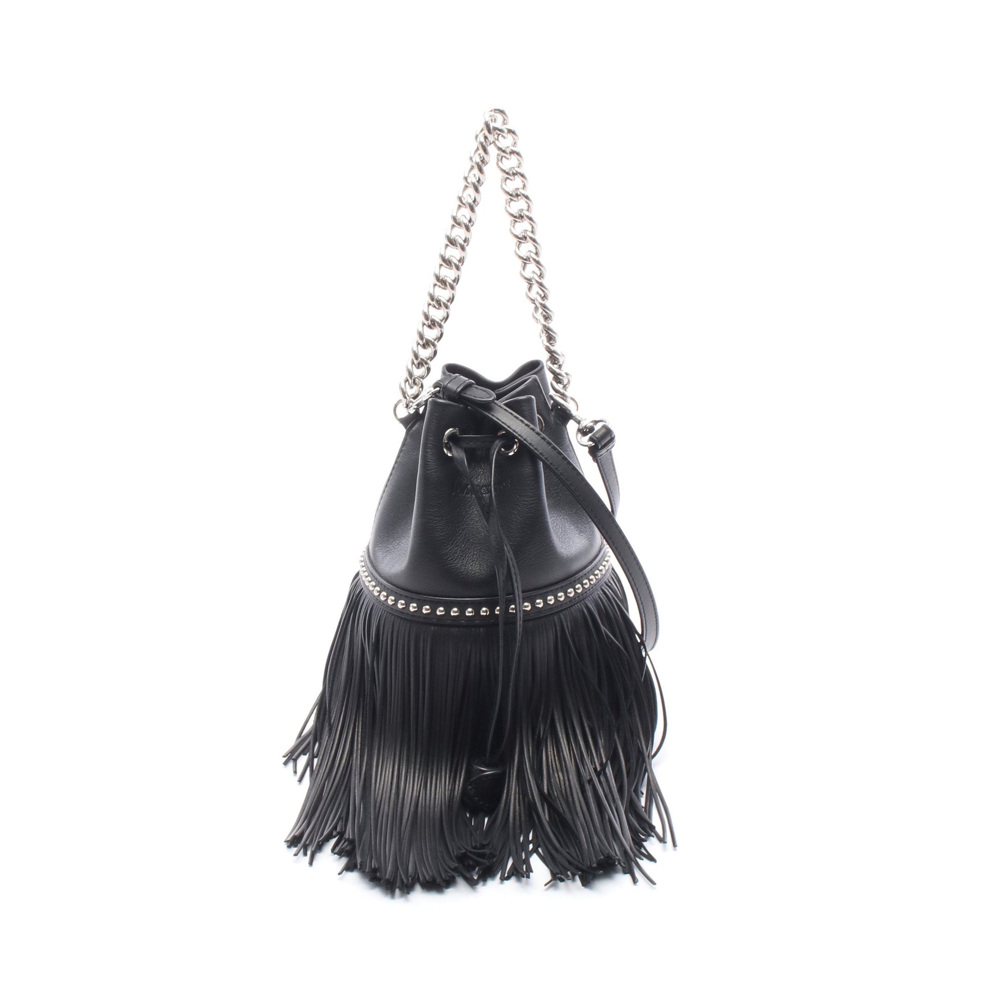 FRINGE CARNIVAL MINI フリンジカーニバル ミニ 2WAY チェーンハンドバッグ レザー ブラック ジェイアンドエムデヴィッドソン バッグ J&M DAVIDSON