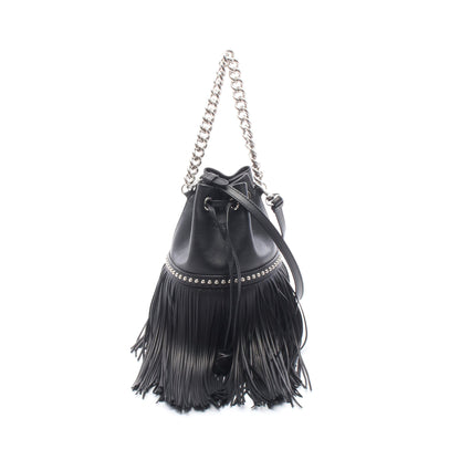 FRINGE CARNIVAL MINI フリンジカーニバル ミニ 2WAY チェーンハンドバッグ レザー ブラック ジェイアンドエムデヴィッドソン バッグ J&M DAVIDSON