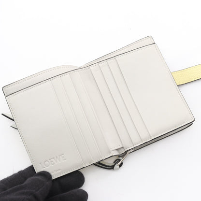 バイフォールド ウォレット 二つ折り財布 レザー ライトイエロー ロエベ 財布・小物 LOEWE