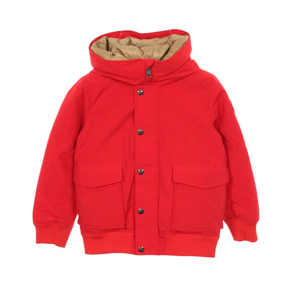 ダウンジャケット コットン ナイロン レッド フード付き キッズ ウールリッチ アウター WOOLRICH