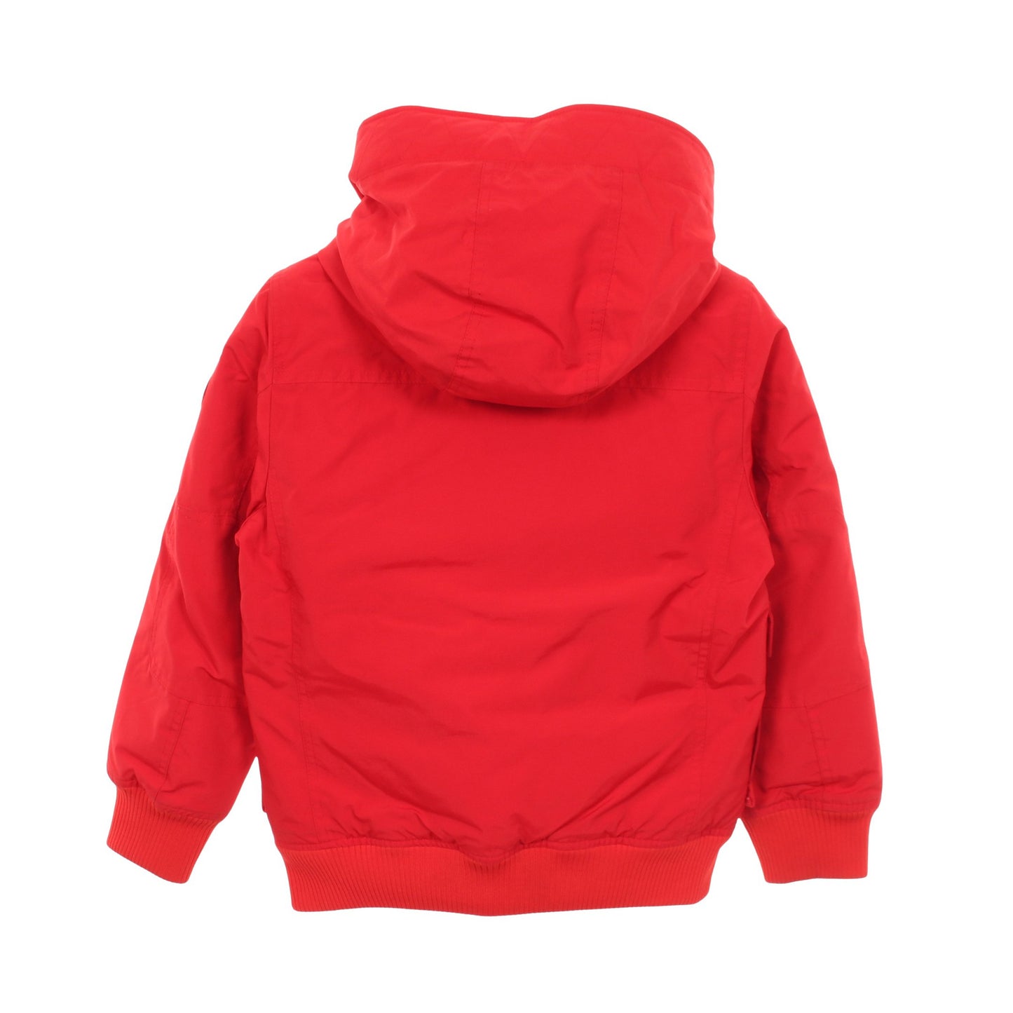 ダウンジャケット コットン ナイロン レッド フード付き キッズ ウールリッチ アウター WOOLRICH