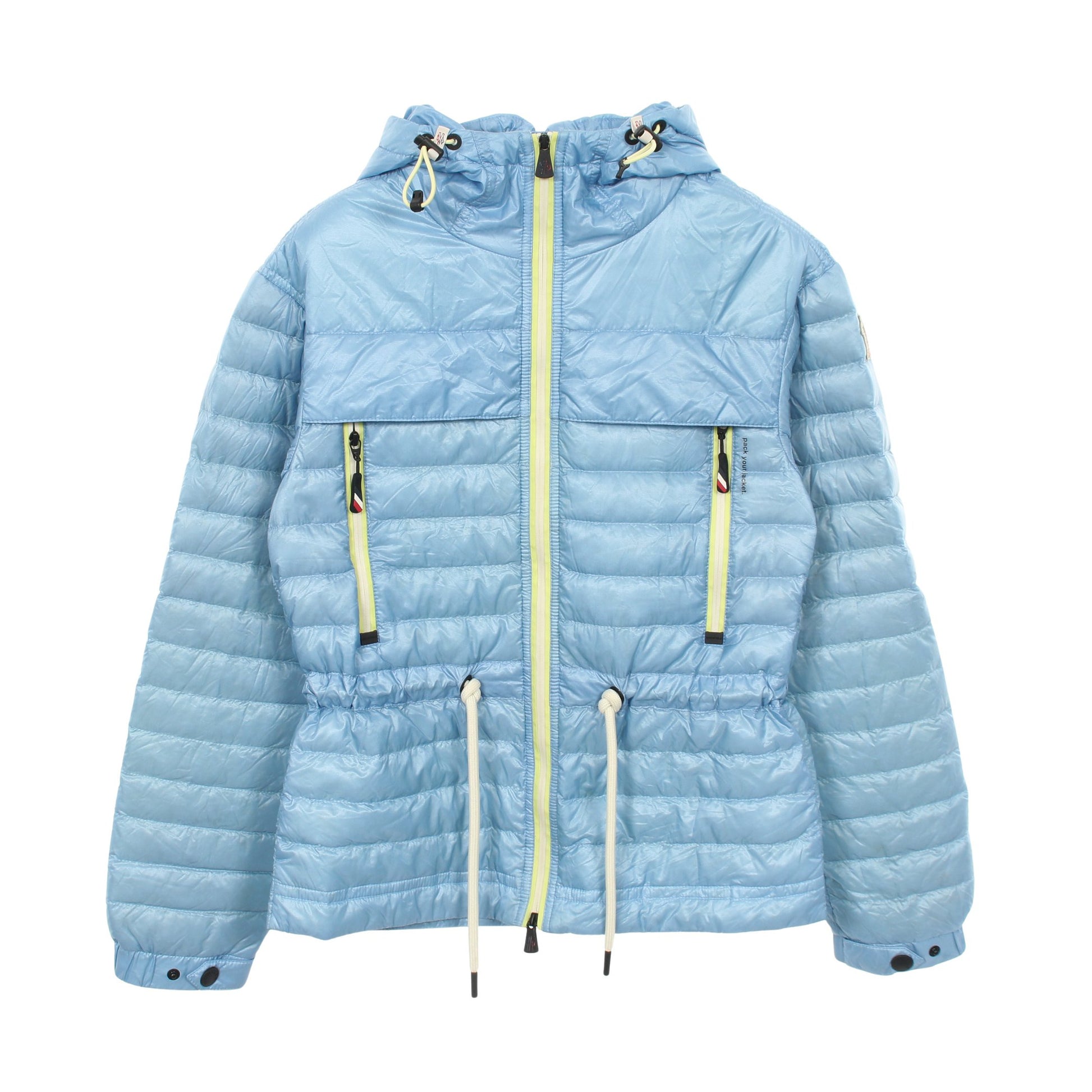 EIBING ダウンジャケット ナイロン ライトブルー フード付き モンクレールグルノーブル アウター MONCLER GRENOBLE