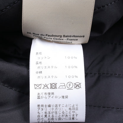 セリエボタン ブルゾン コットン ネイビー エルメス アウター HERMES
