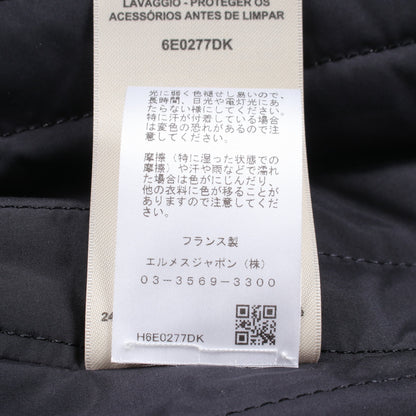 セリエボタン ブルゾン コットン ネイビー エルメス アウター HERMES