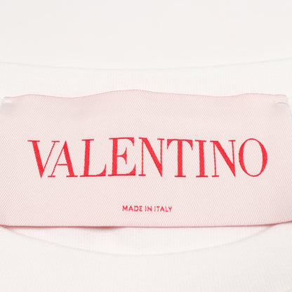 Vロゴ 半袖Tシャツ コットン ホワイト ブラック ヴァレンティノ トップス VALENTINO