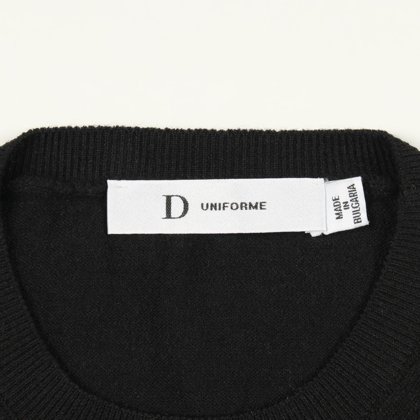 D UNIFORME BEE刺繍 ニット ウール ブラック クリスチャンディオール トップス Christian Dior