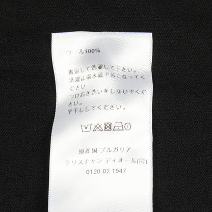 D UNIFORME BEE刺繍 ニット ウール ブラック クリスチャンディオール トップス Christian Dior