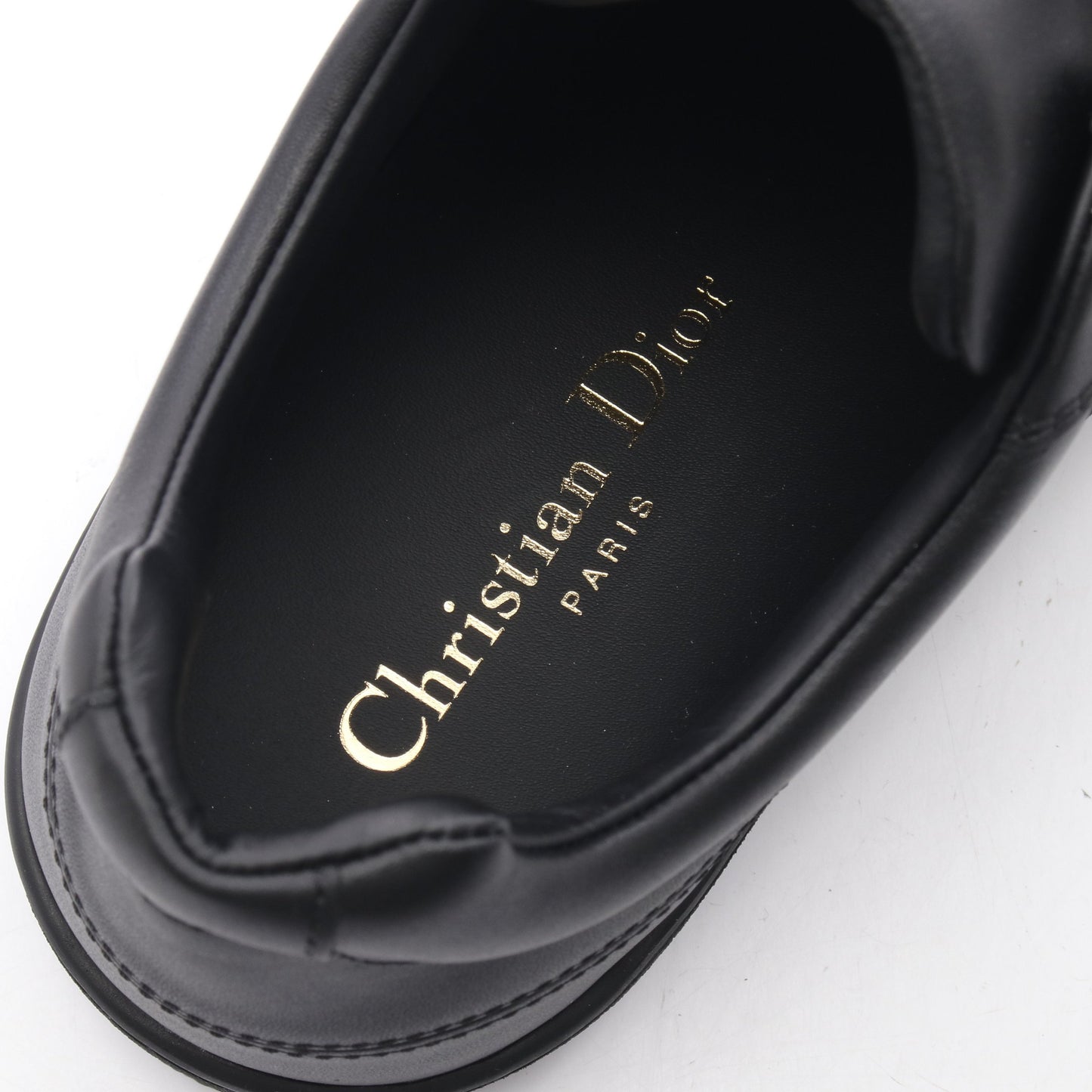 CDロゴ スニーカー レザー ブラック ホワイト クリスチャンディオール シューズ Christian Dior