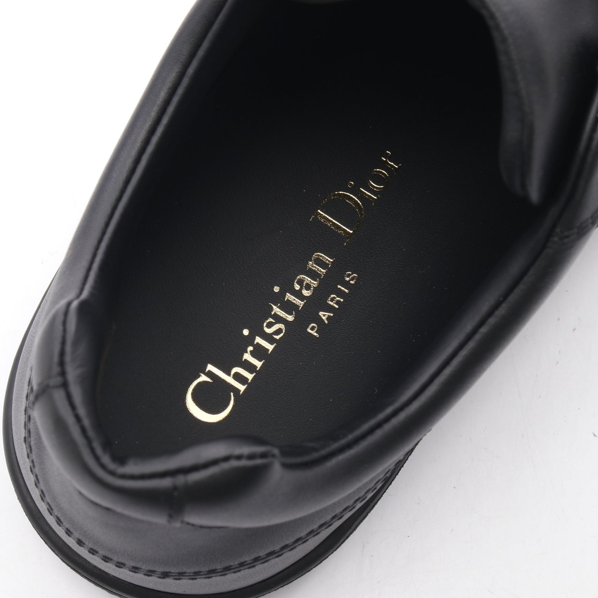 CDロゴ スニーカー レザー ブラック ホワイト クリスチャンディオール シューズ Christian Dior
