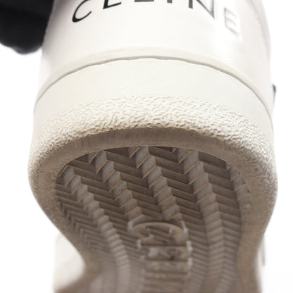 ハイカットスニーカー グリッター レザー ホワイト シルバー ブラック セリーヌ シューズ CELINE