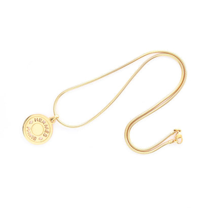 BIJOUTERIE FANTAISIE セリエ ネックレス GP ゴールド エルメス アクセサリー HERMES