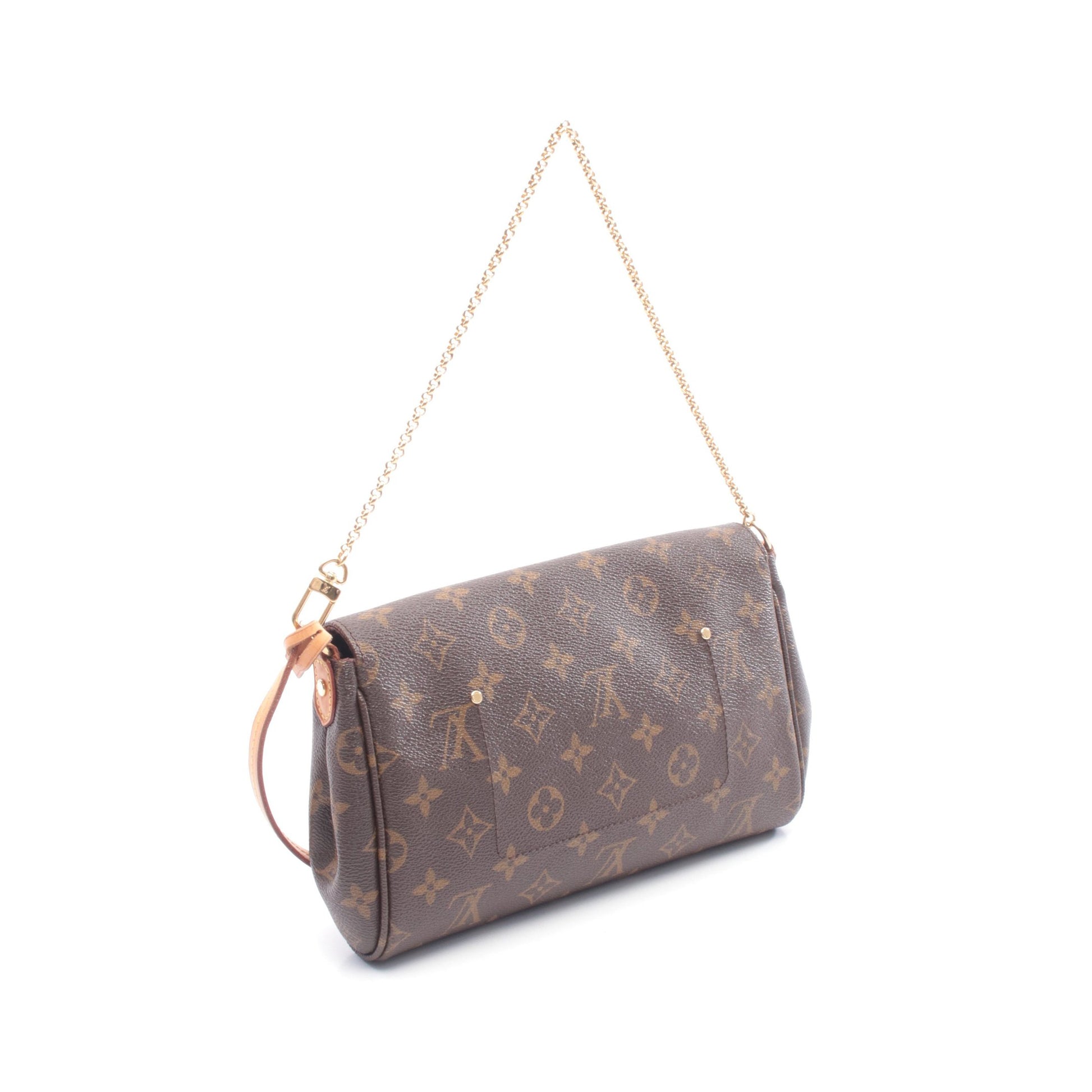 フェイボリットMM モノグラム チェーンハンドバッグ PVC レザー ブラウン 2WAY ルイヴィトン バッグ LOUIS VUITTON