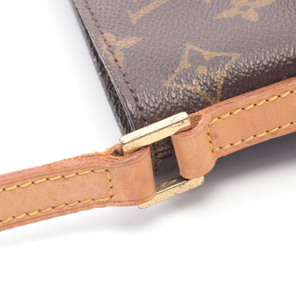 トロター モノグラム ショルダーバッグ PVC レザー ブラウン ルイヴィトン バッグ LOUIS VUITTON