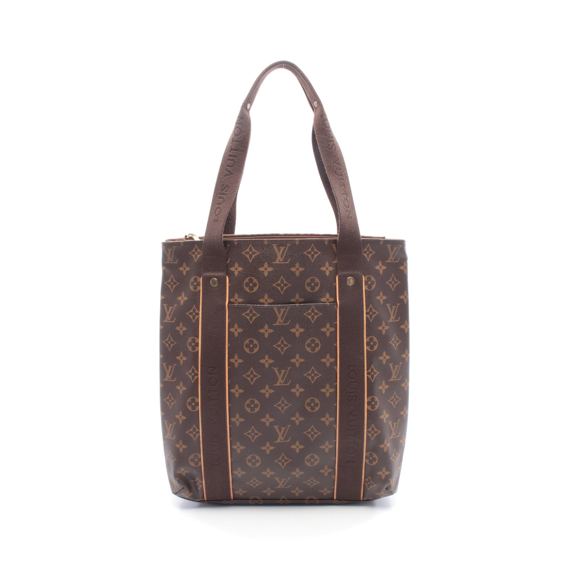 カバ ボブール モノグラム ショルダーバッグ トートバッグ PVC レザー ブラウン ルイヴィトン バッグ LOUIS VUITTON
