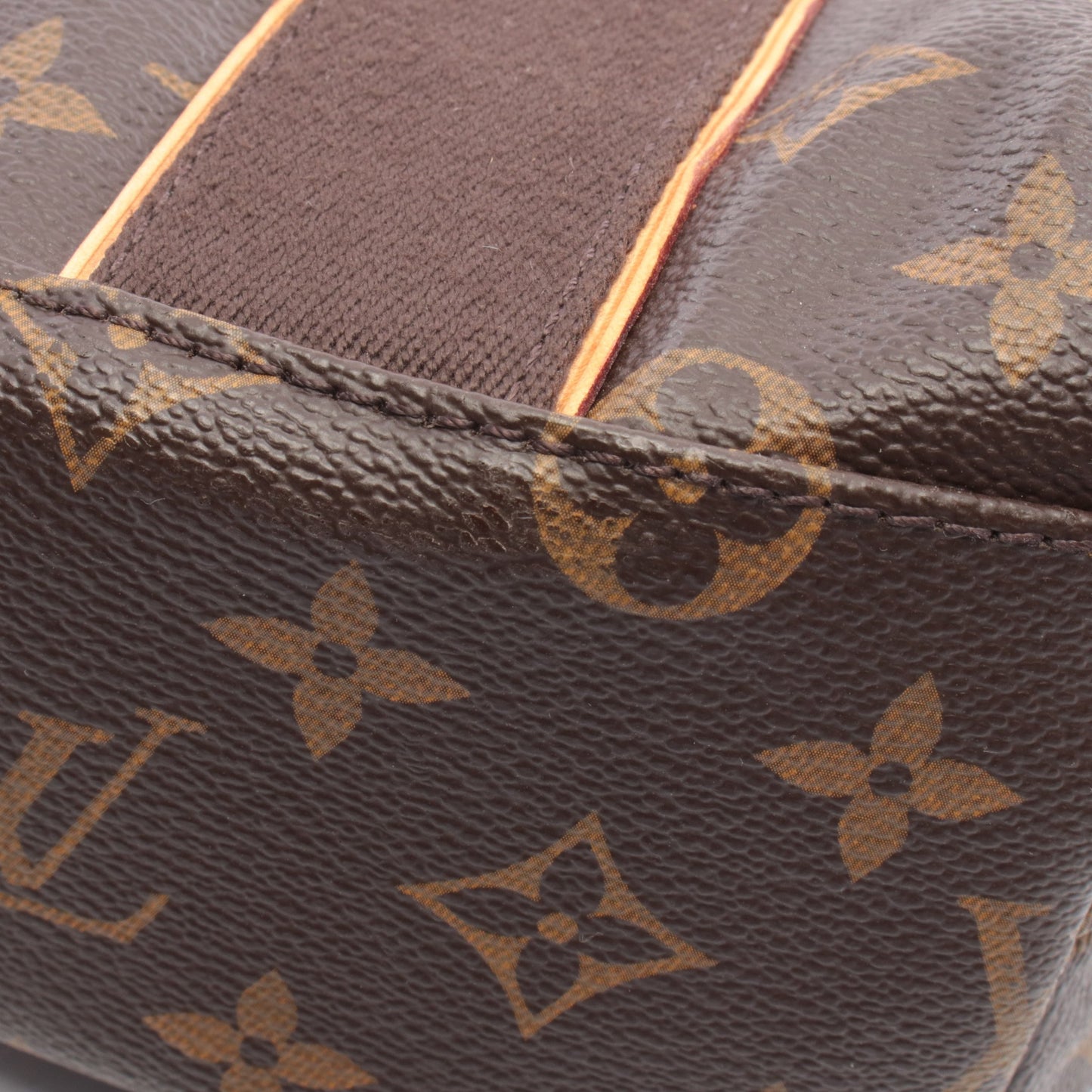 カバ ボブール モノグラム ショルダーバッグ トートバッグ PVC レザー ブラウン ルイヴィトン バッグ LOUIS VUITTON
