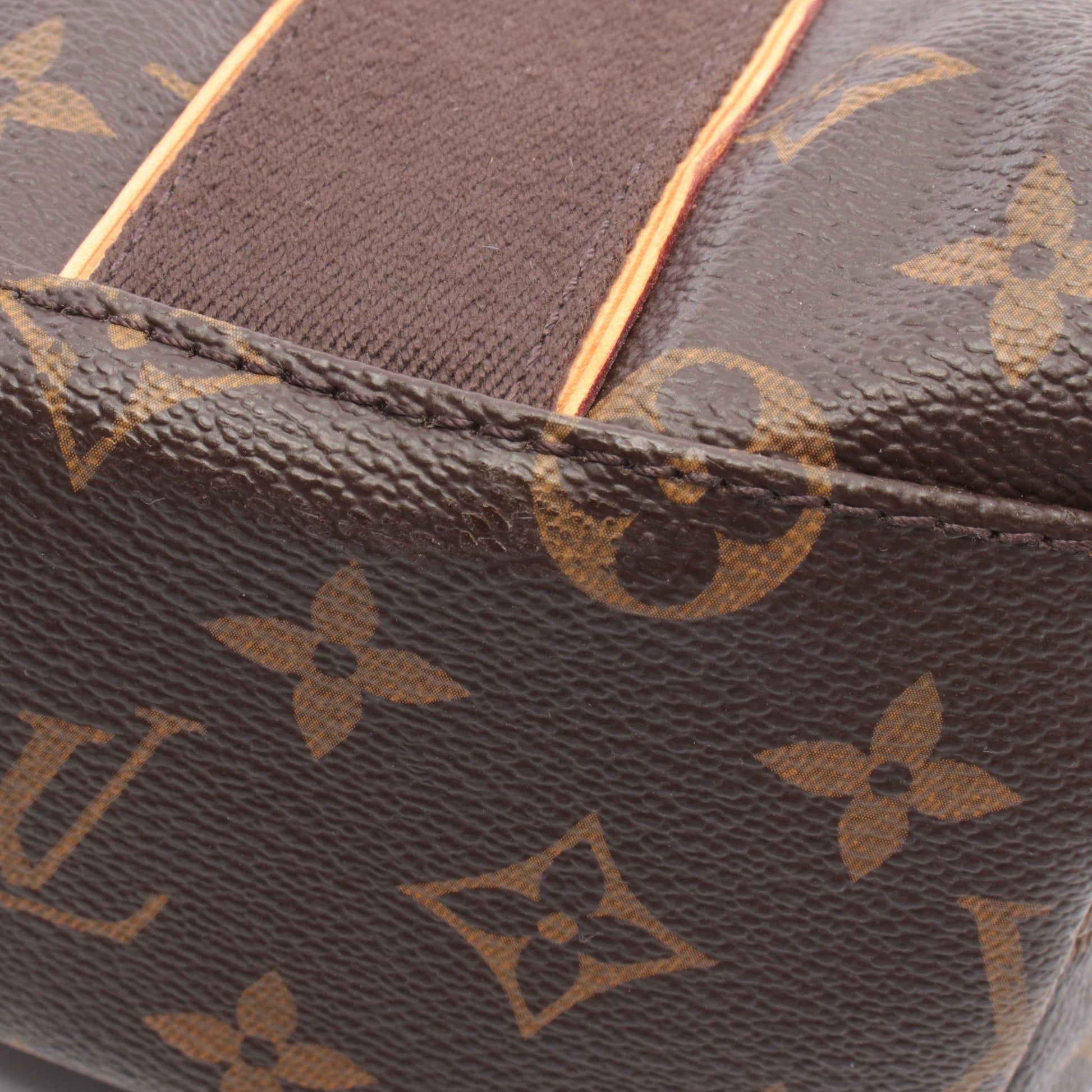 カバ ボブール モノグラム ショルダーバッグ トートバッグ PVC レザー ブラウン ルイヴィトン バッグ LOUIS VUITTON