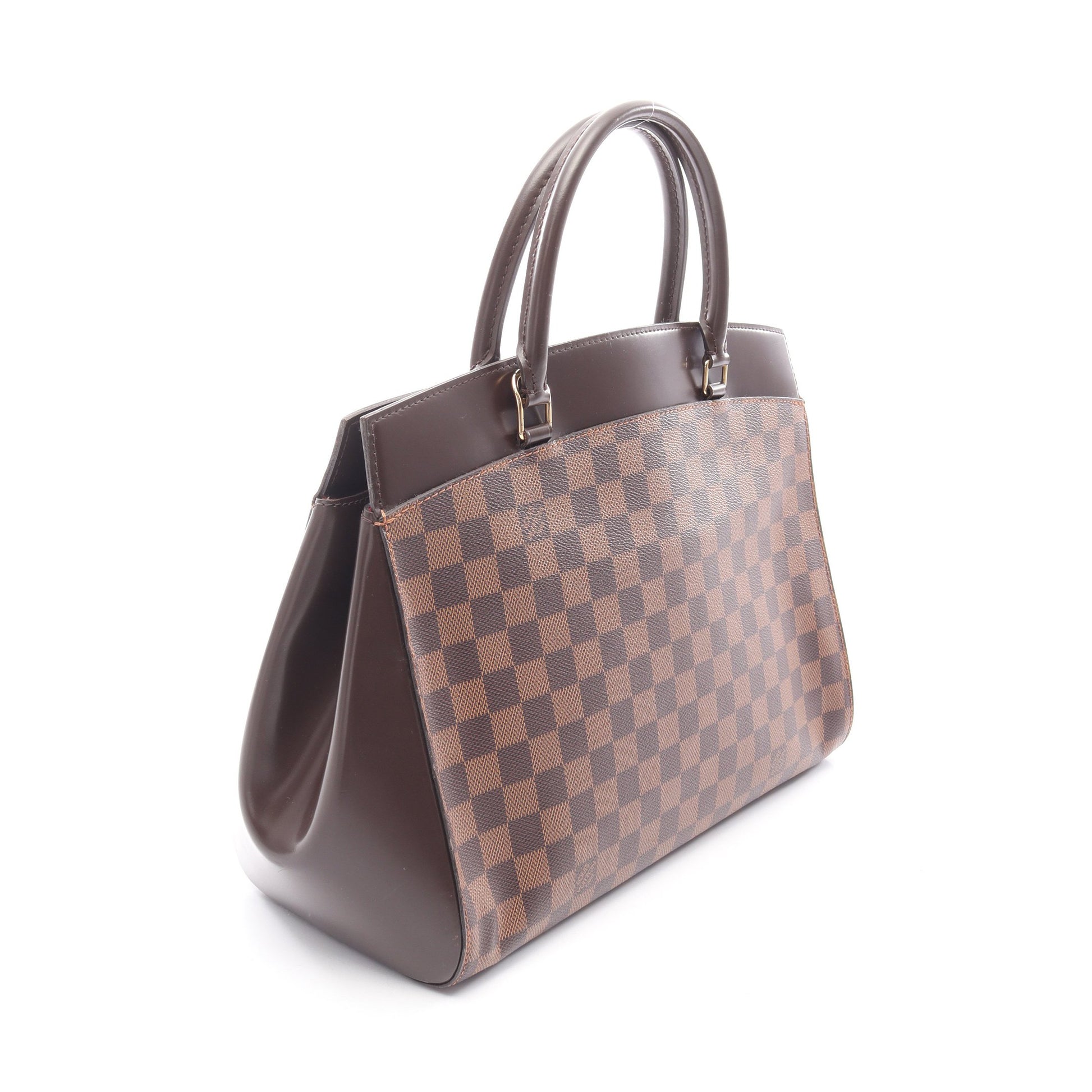 リヴォリMM ダミエエベヌ ハンドバッグ PVC レザー ブラウン 2WAY ルイヴィトン バッグ LOUIS VUITTON
